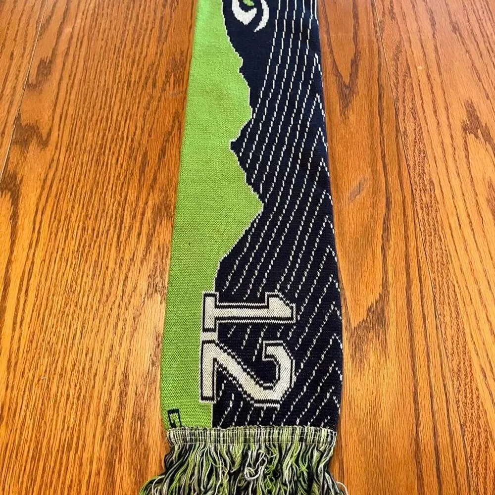 Seattle Seahawks Green/Navy Blue Scarf #12